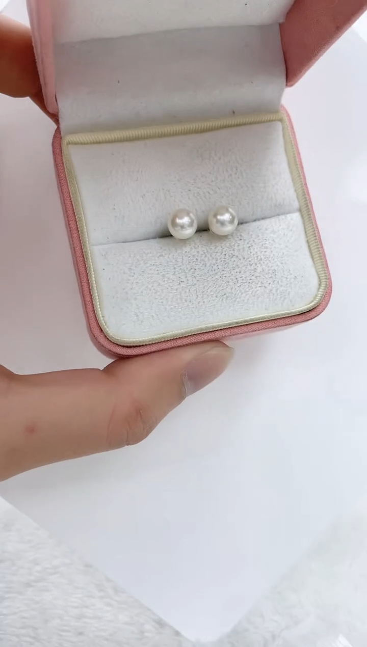 【闪购商品】海水珍珠耳饰18K金镶嵌海水珍珠耳饰