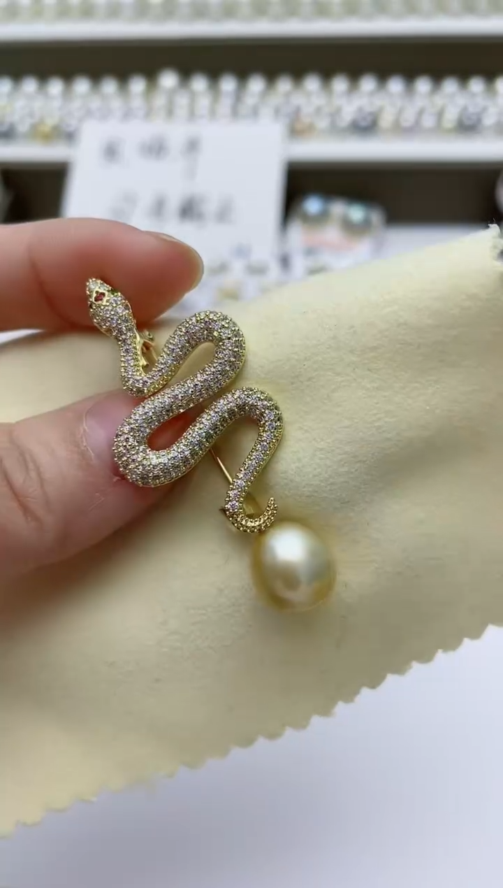 【闪购商品】海水珍珠胸饰未镶嵌A90