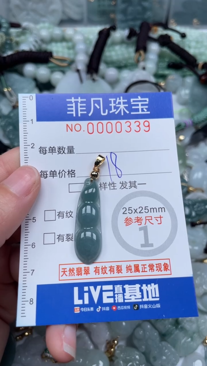 【闪购商品】翡翠颈饰未镶嵌00..0339