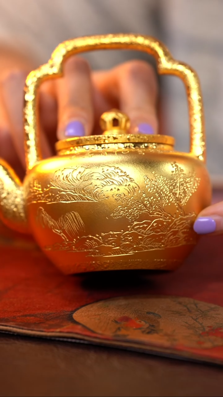 茶杯紫砂【宜景窑系列】金壶