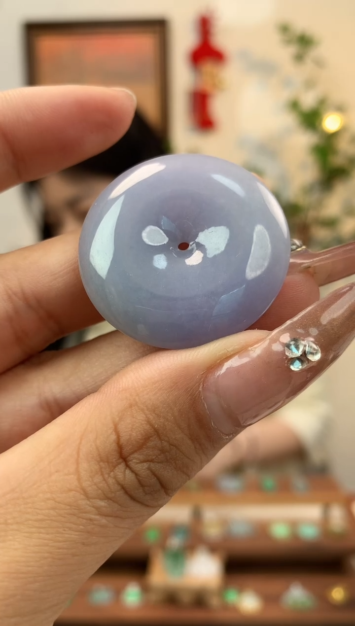 【闪购商品】翡翠吊坠(不含链)未镶嵌平安扣