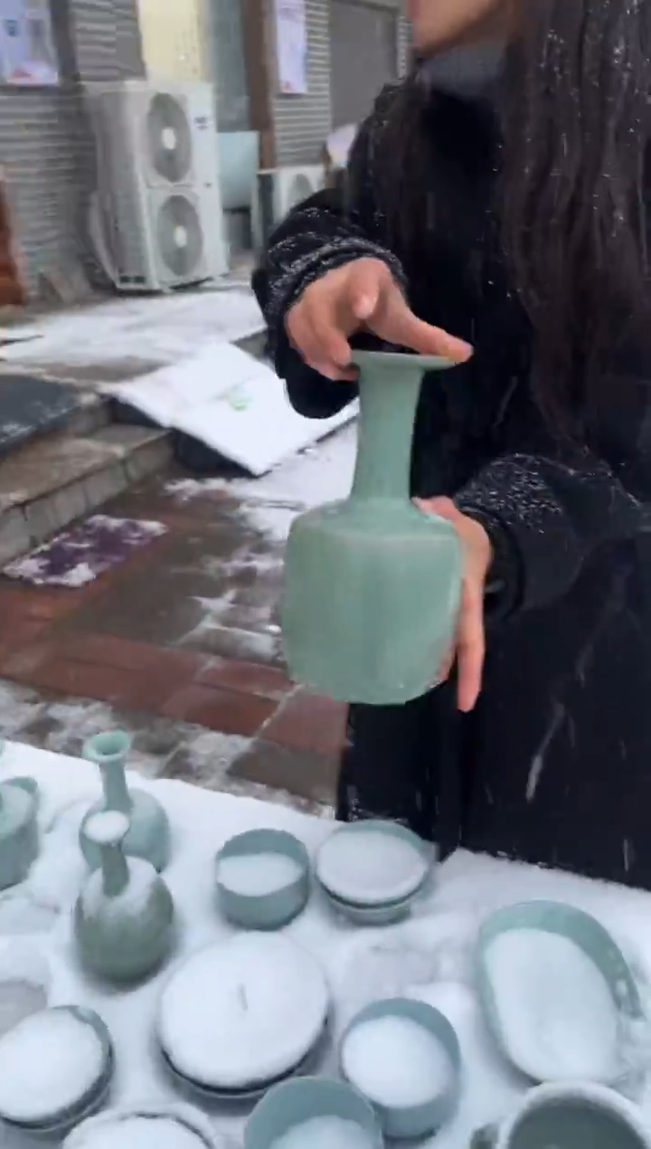 瓷片原产地原矿釉汝瓷