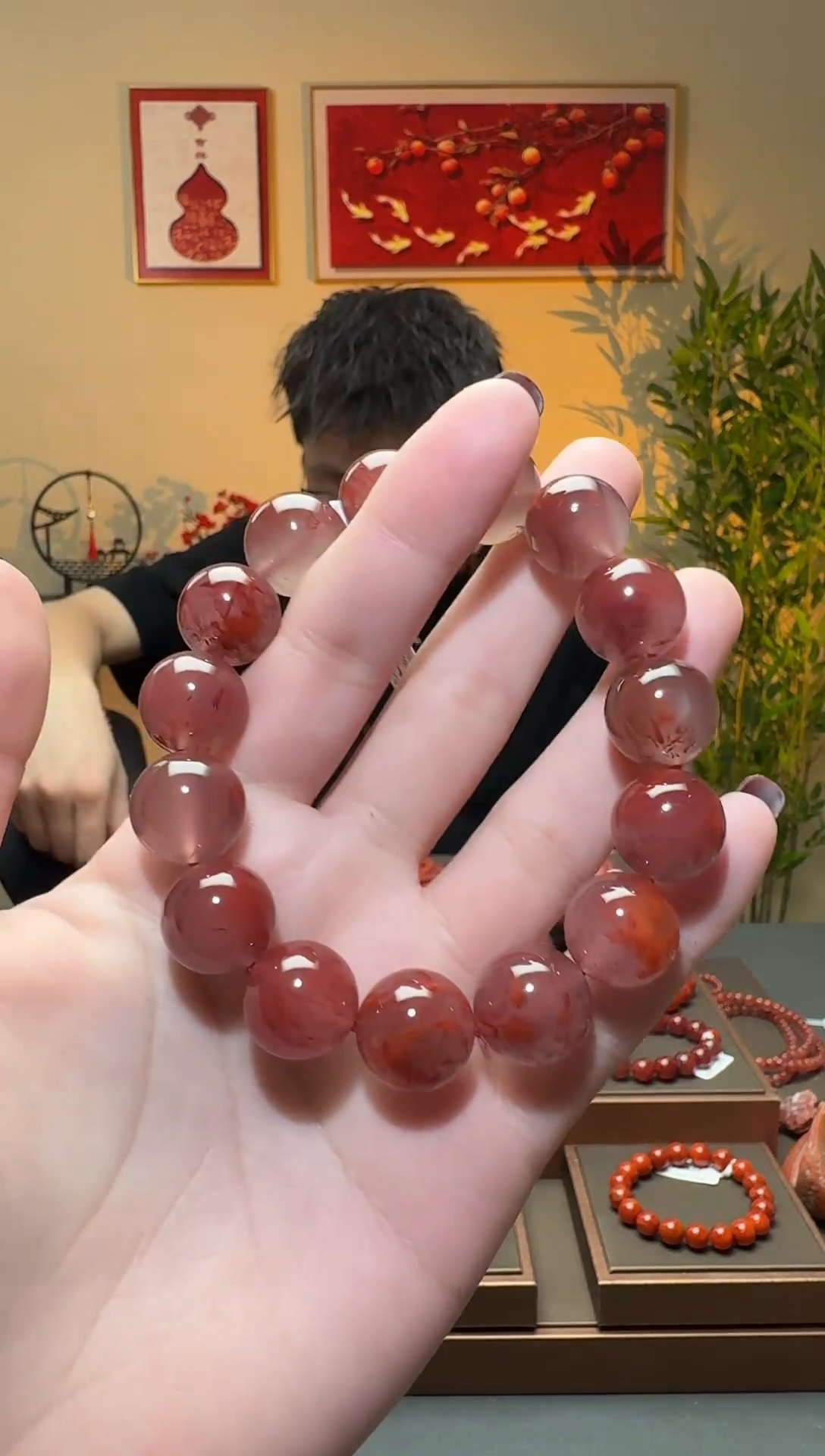 【闪购商品】南红玛瑙手串未镶嵌一条约14mm 多样性发货
