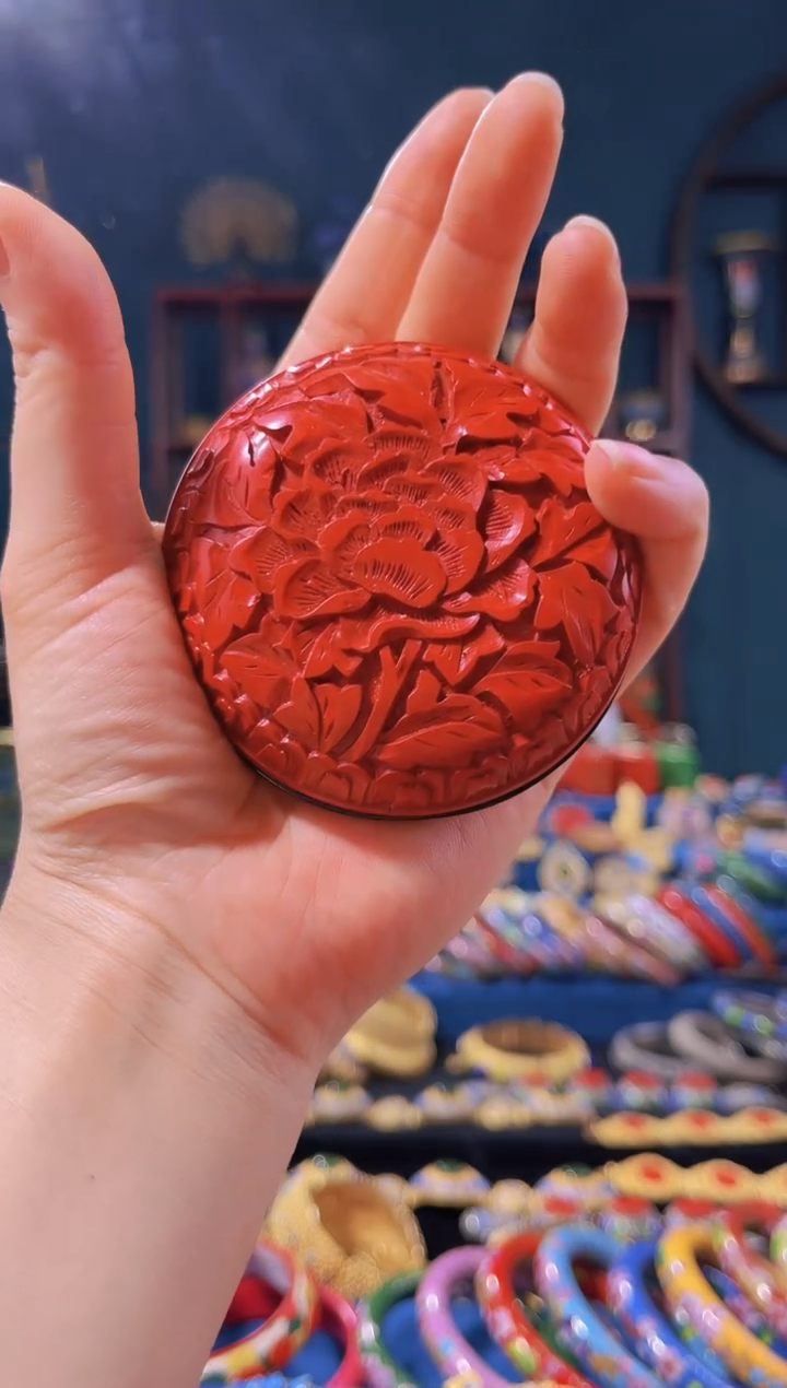 【闪购商品】非遗首饰 雕漆盒子