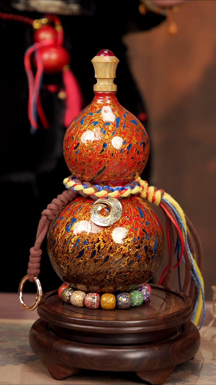 【闪购商品】116易林高端工艺大漆酒葫芦--788