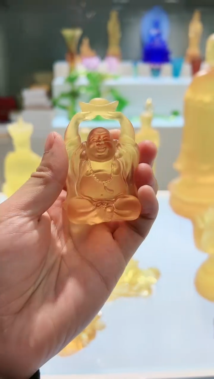 【闪购商品】茶宠古法琉璃小弥勒