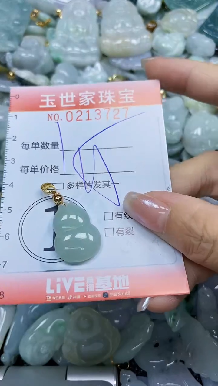 【闪购商品】翡翠未镶嵌颈饰闪购0213727