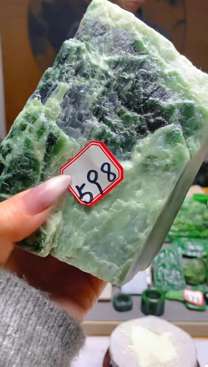 【闪购商品】和田玉（碧玉）珠宝半成品未镶嵌1