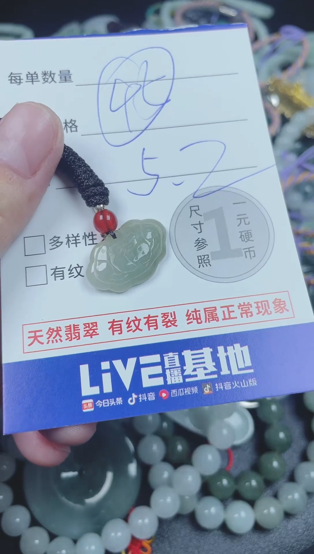 翡翠未镶嵌颈饰45