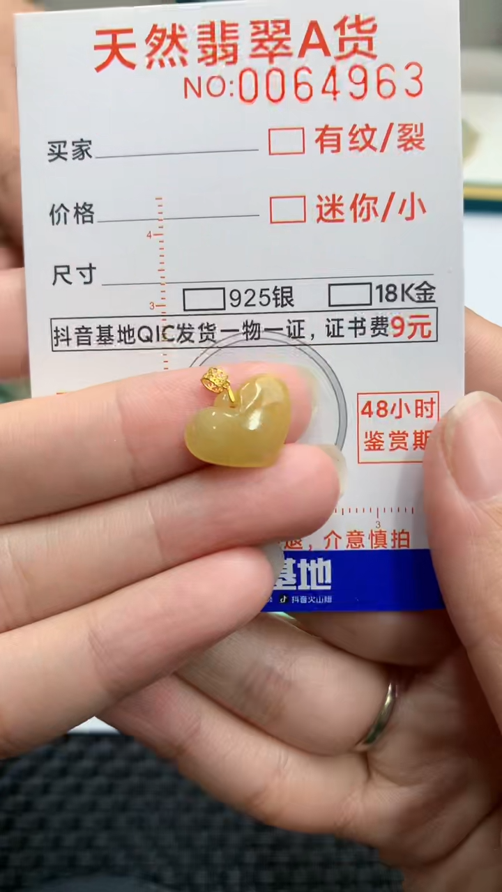 【闪购商品】翡翠颈饰18K金镶嵌            8