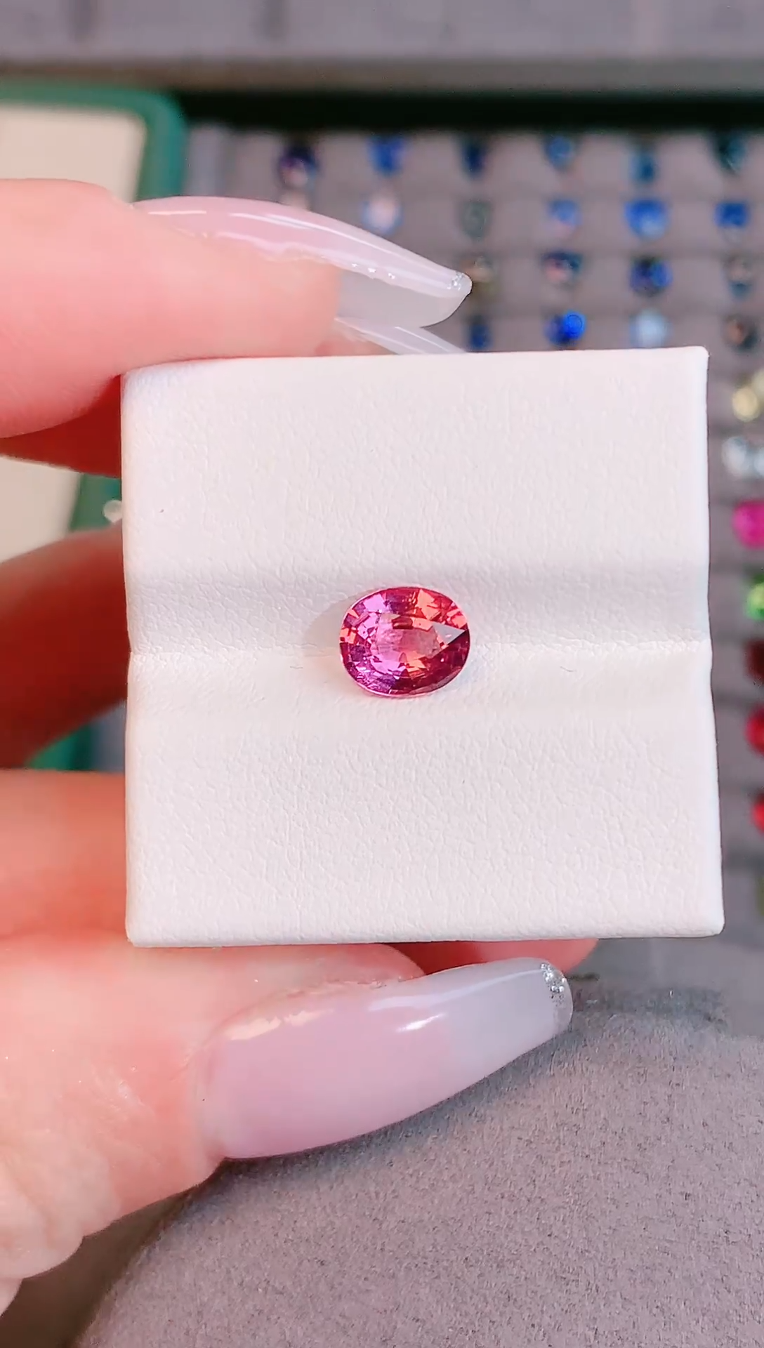 未镶嵌珠宝半成品碧玺天然碧玺1.14ct