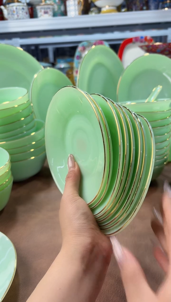 玉瓷6英寸骨碟8只餐具