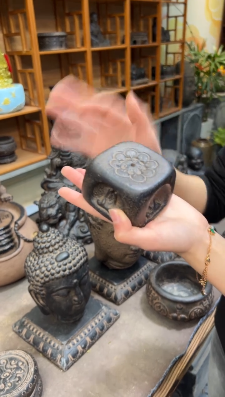 陶土【火山泥】四面佛香插