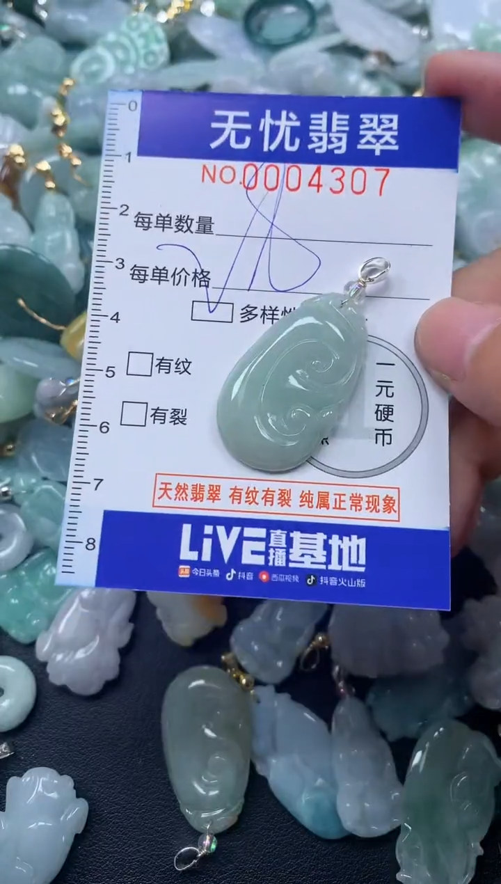 颈饰未镶嵌翡翠4307