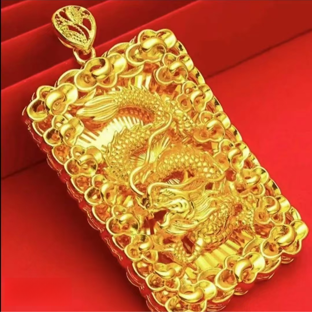 合金吊坠 2025【龙牌吊坠】新款轻奢时尚气质潮流百搭大气精美精致