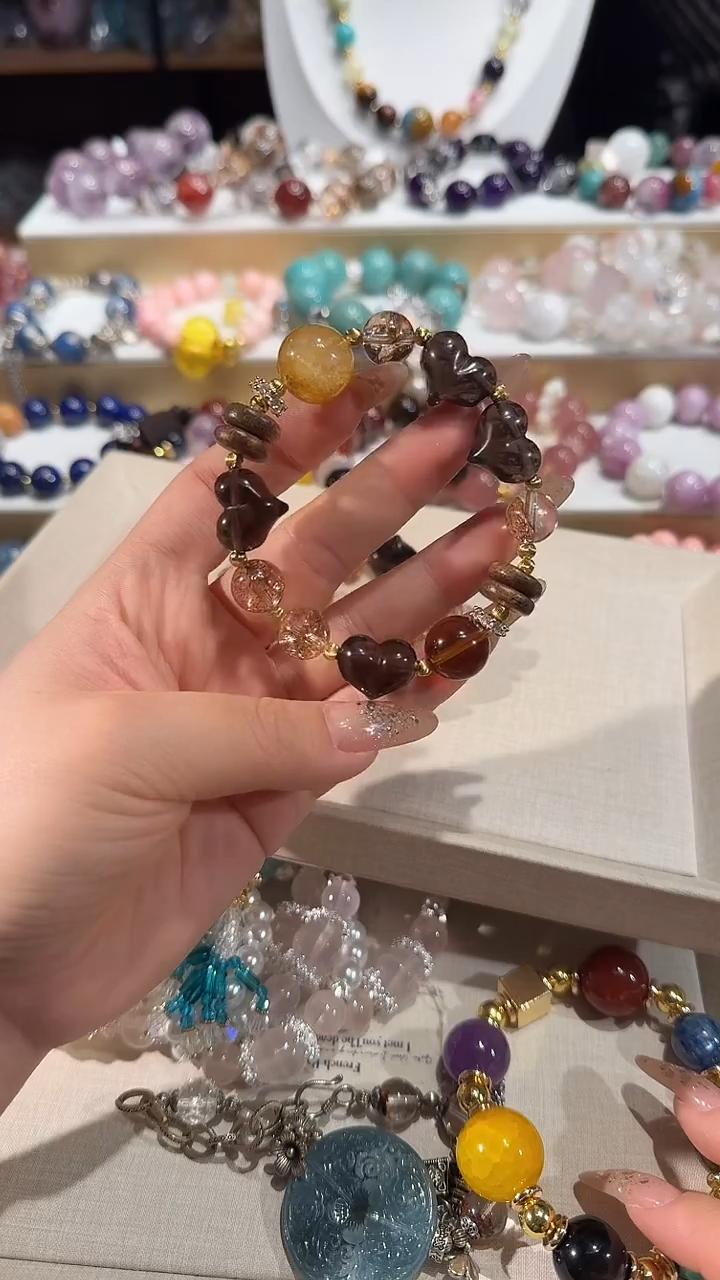 未镶嵌手串水晶多样性发一