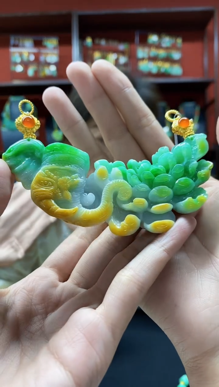 颈饰未镶嵌翡翠翡翠吊坠