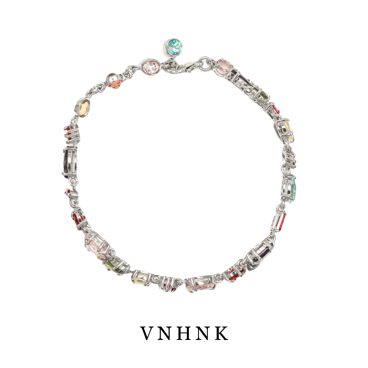 铜合金合成锆石手链 美可儿   H13   银色时尚气质手链