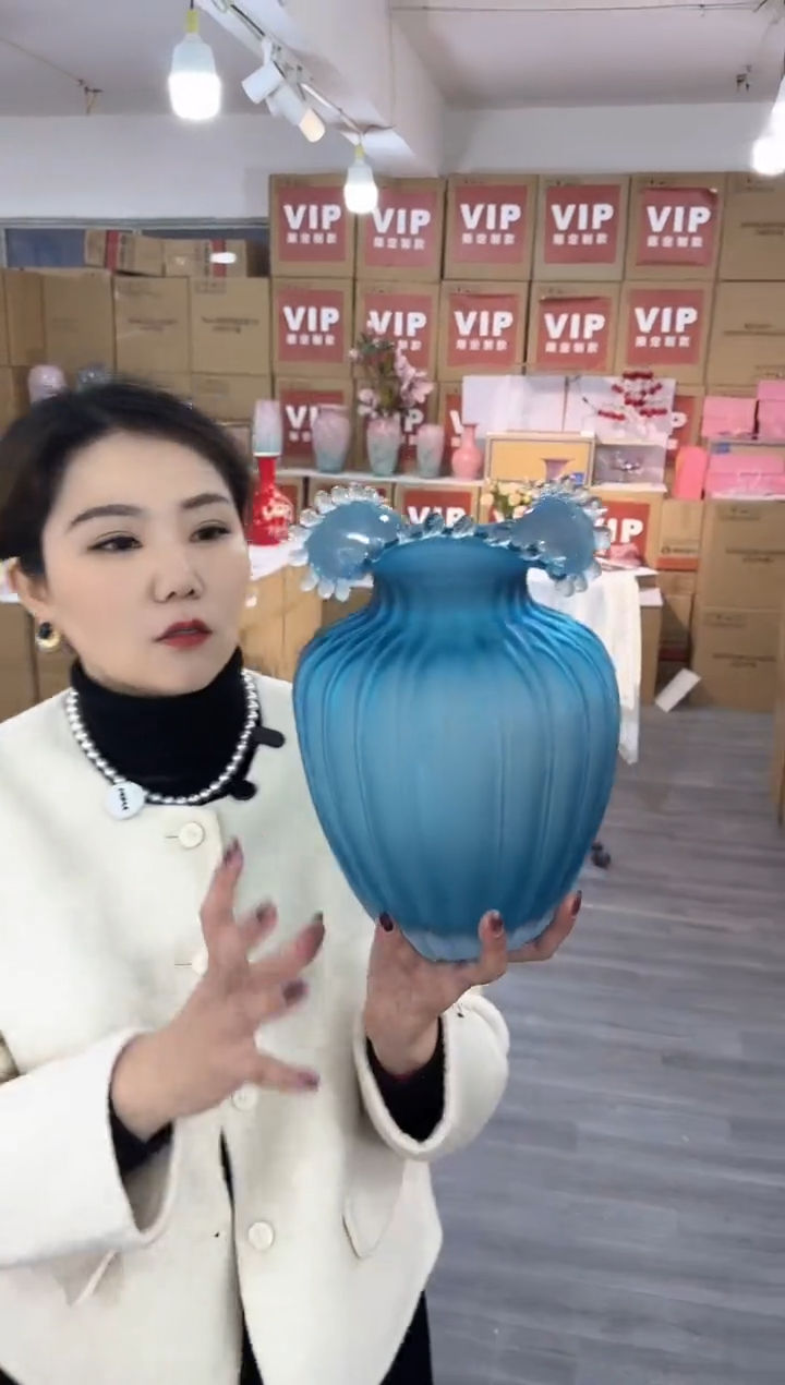 【闪购商品】琉璃泰疆花器M-32晚