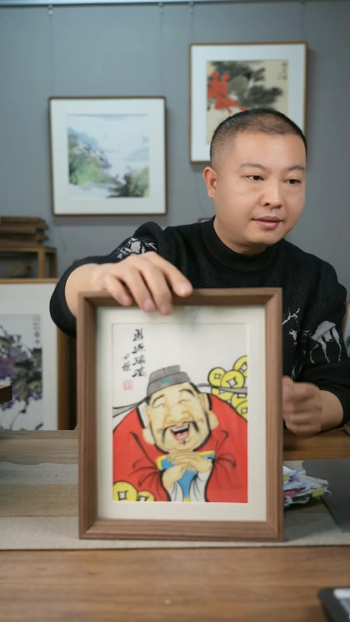 【闪购商品】书法协会会员老师带框作品-手书/绘同款作品