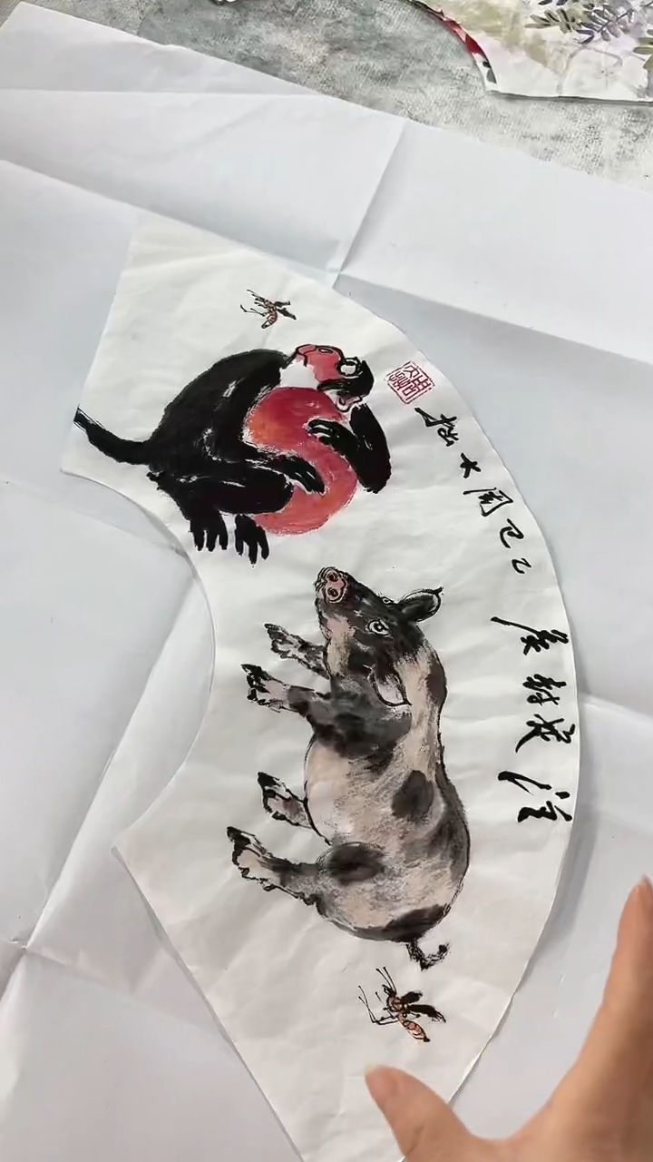 国画直播福利/国画/花鸟