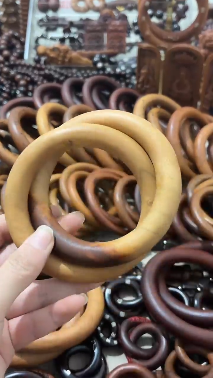 枣木乾坤圈一物一拍桃木微瑕70