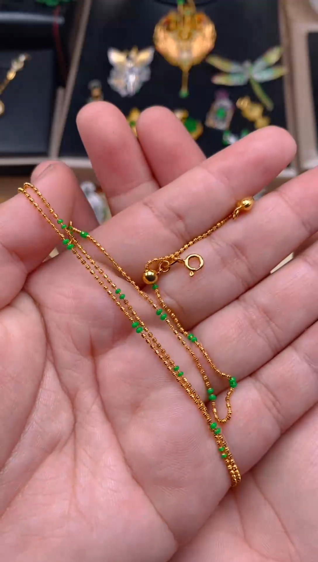 【闪购商品】翡翠吊坠(不含链)银S925镶嵌链子