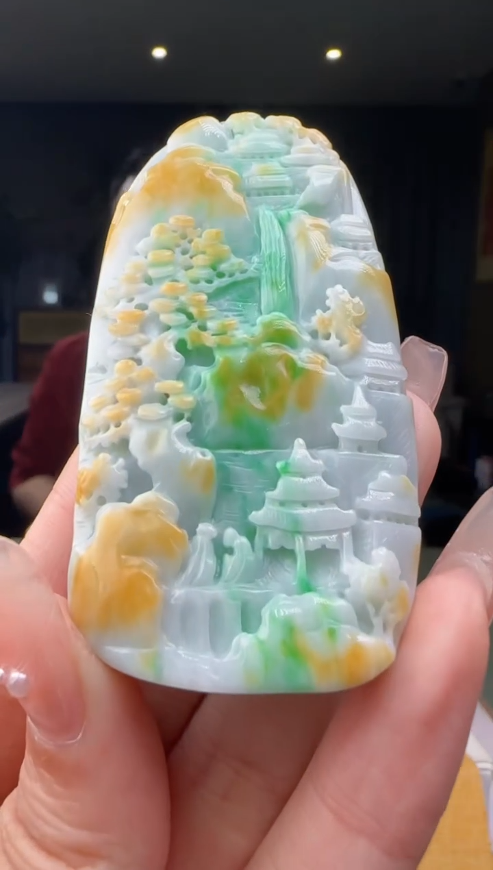 【闪购商品】翡翠吊坠(不含链)未镶嵌MM@@960Q3J14748