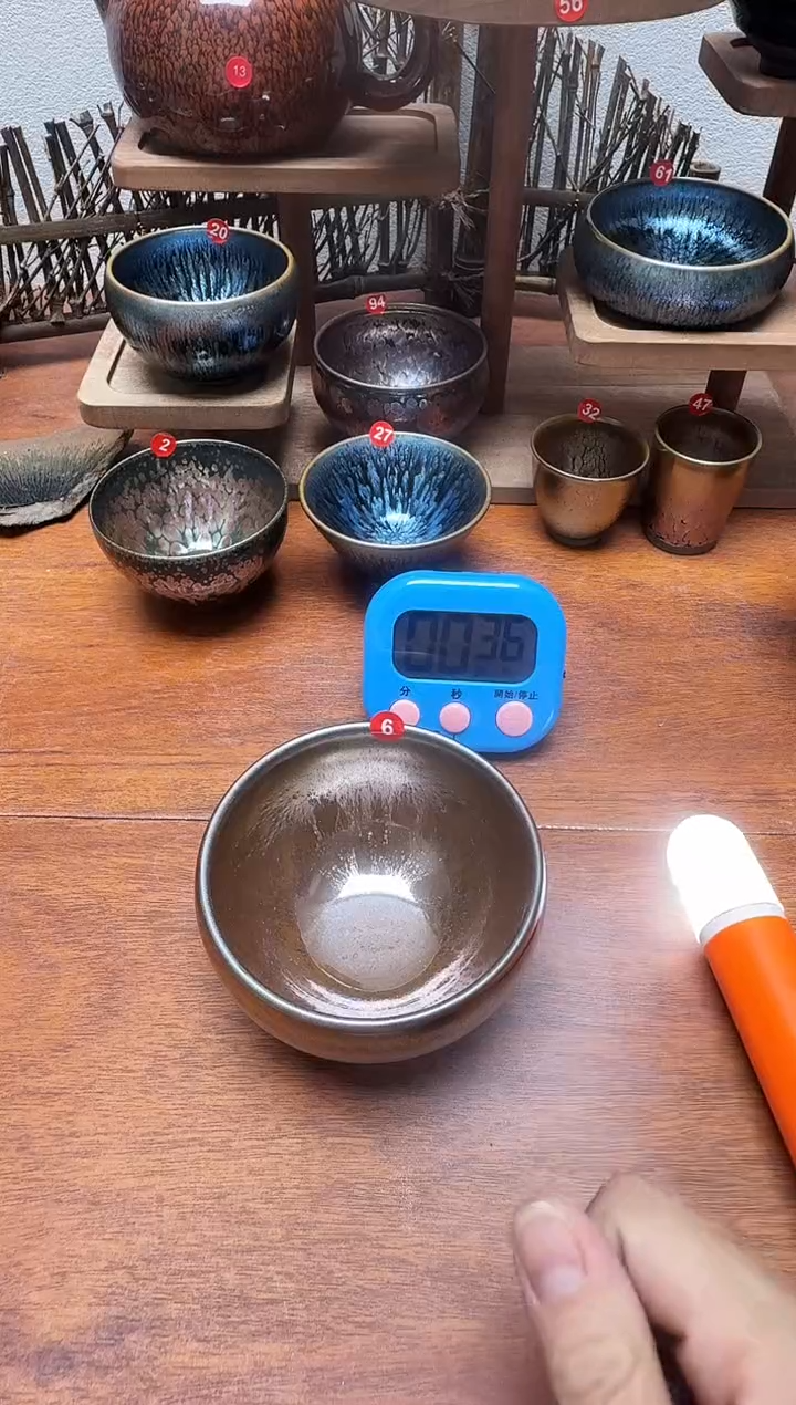 茶盏小**叔6号建盏工匠茶器