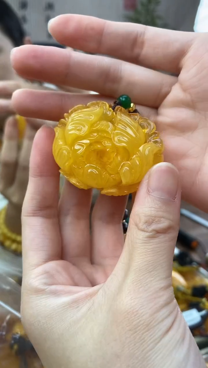 裸石琥珀未镶嵌仙*天然蜜蜡琥珀