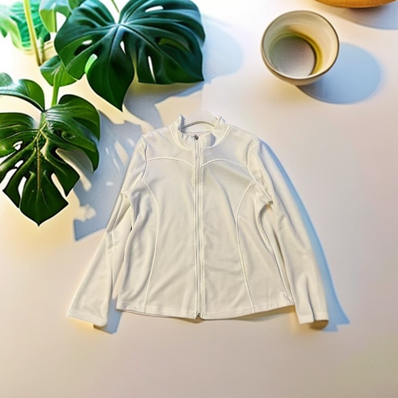 2025春季新款立领瑜伽服大码上衣女高级感跑步运动健身外套长袖