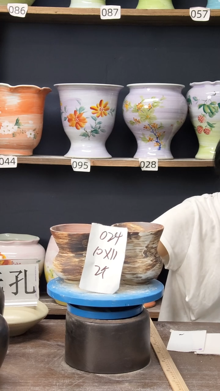 景德镇花盆默认微瑕024