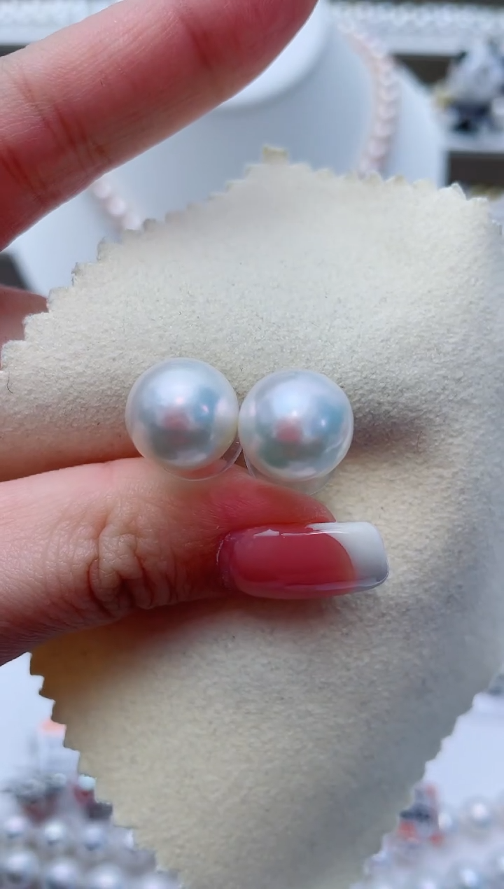 【闪购商品】淡水珍珠耳饰银S925镶嵌W11