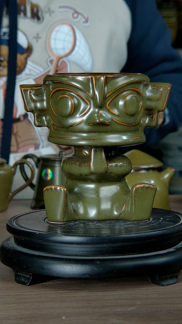 【闪购商品】摆件景韵堂茶叶末釉瓷器