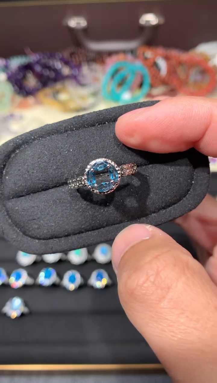 未镶嵌戒指托帕石G22【多样性发其一】