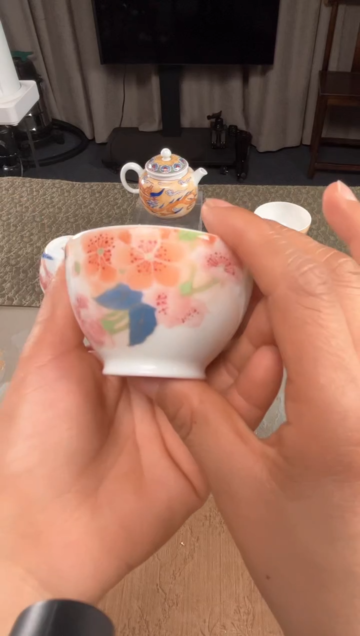 【闪购商品】景德镇文祥窑手工釉下彩陶瓷单杯
