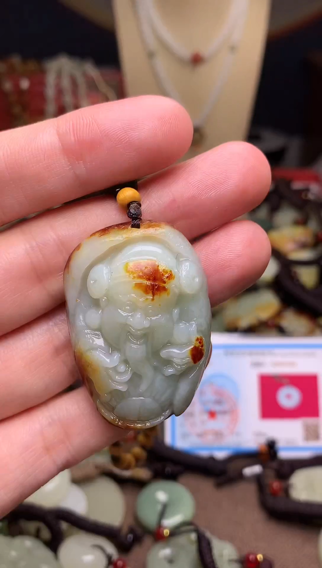 颈饰未镶嵌和田玉新疆料青海料清水和田玉吊坠