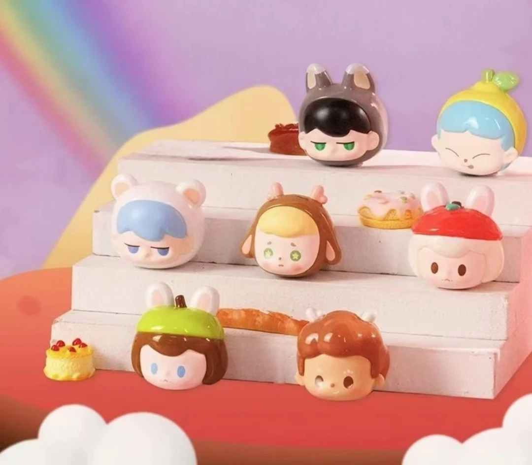 【踩尾巴】后三位搪胶脸潮玩盲盒公仔玩偶手办1.13