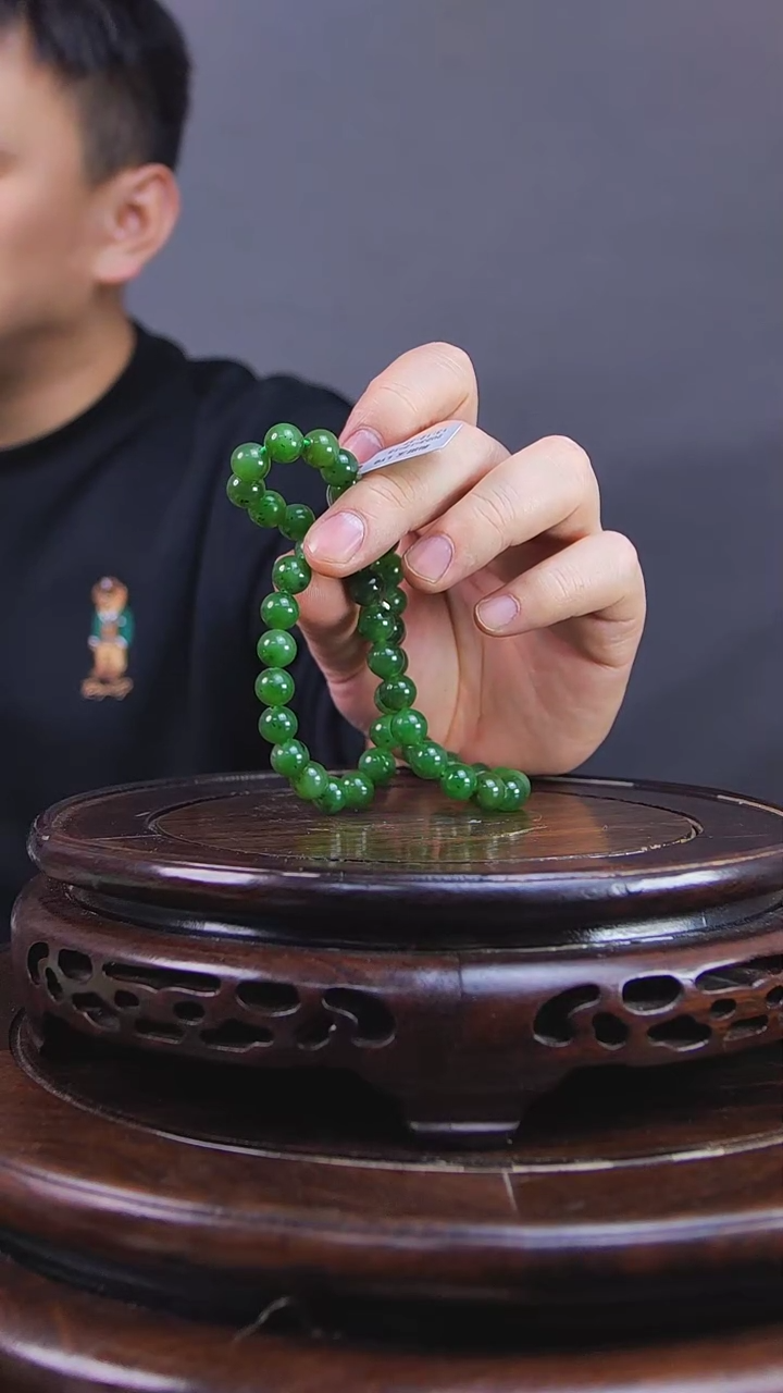 【闪购商品】铜新疆和田碧玉妈妈链G 