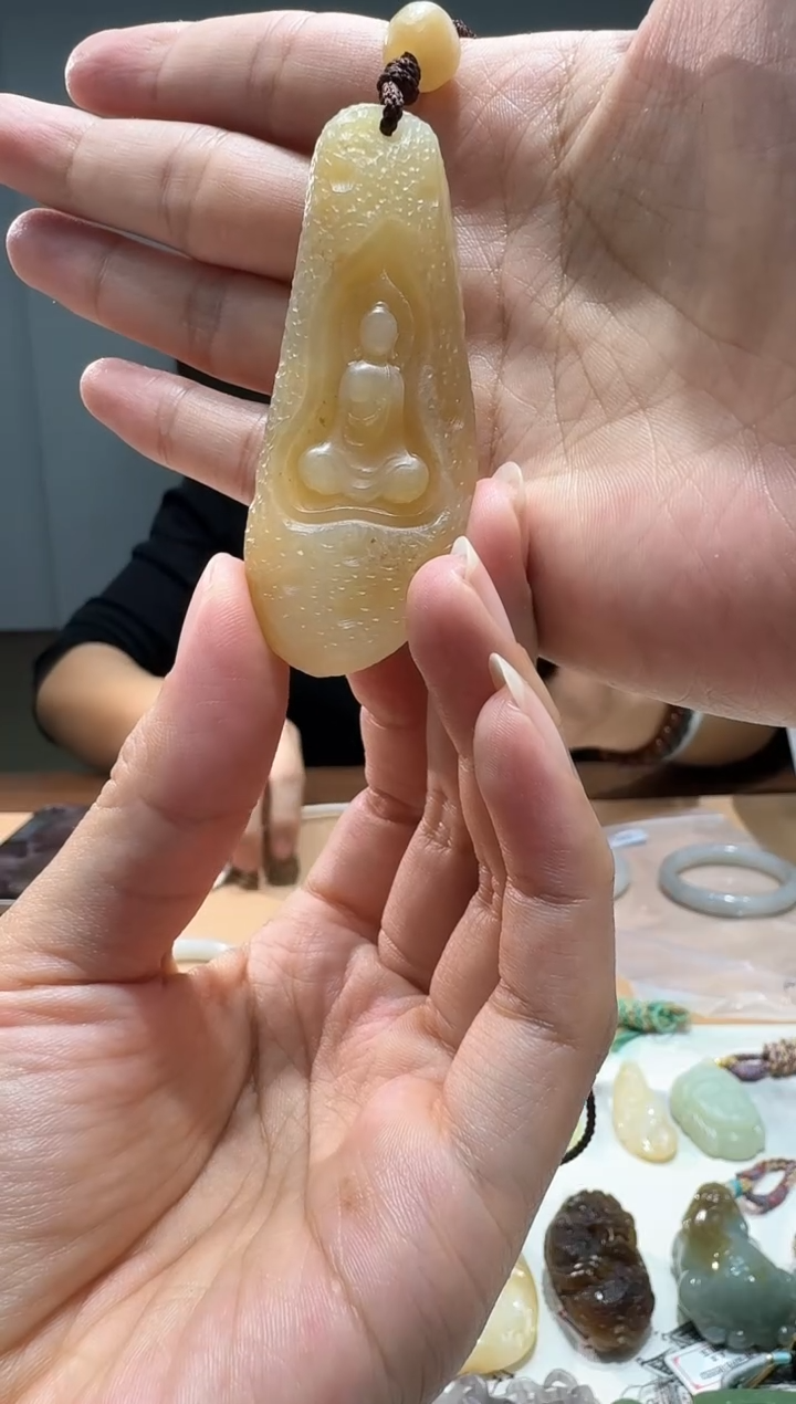 颈饰未镶嵌和田玉【瑞睿珠宝】和田玉无相