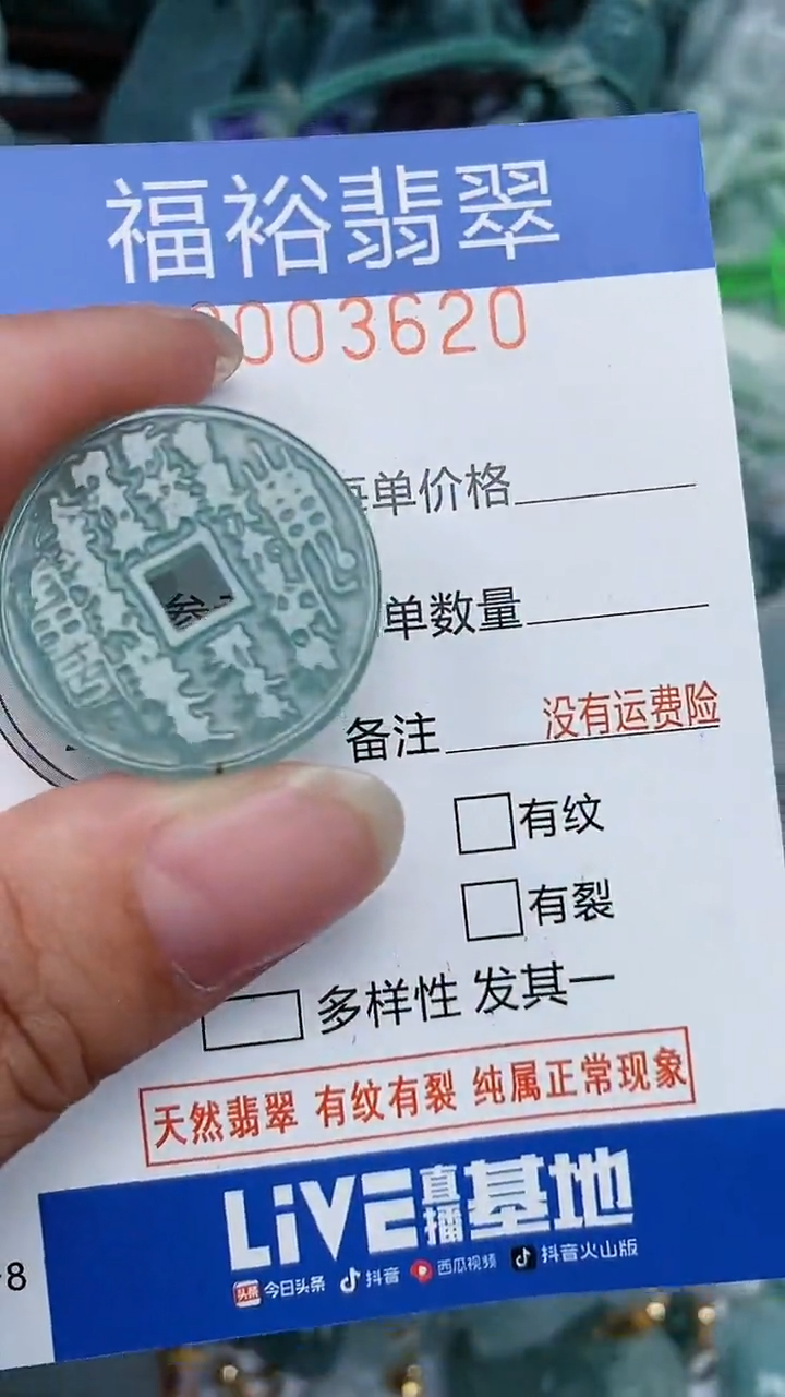 翡翠未镶嵌颈饰...0003620