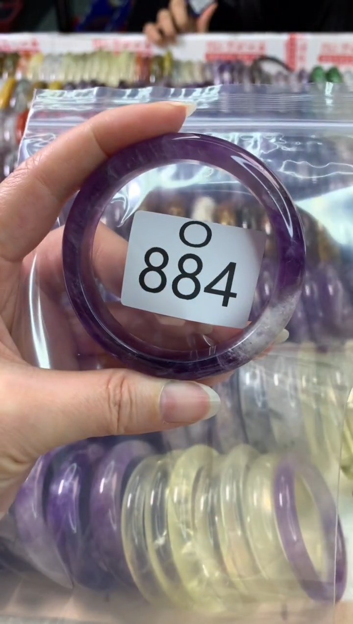 【闪购商品】水晶水晶手镯O未镶嵌884-55