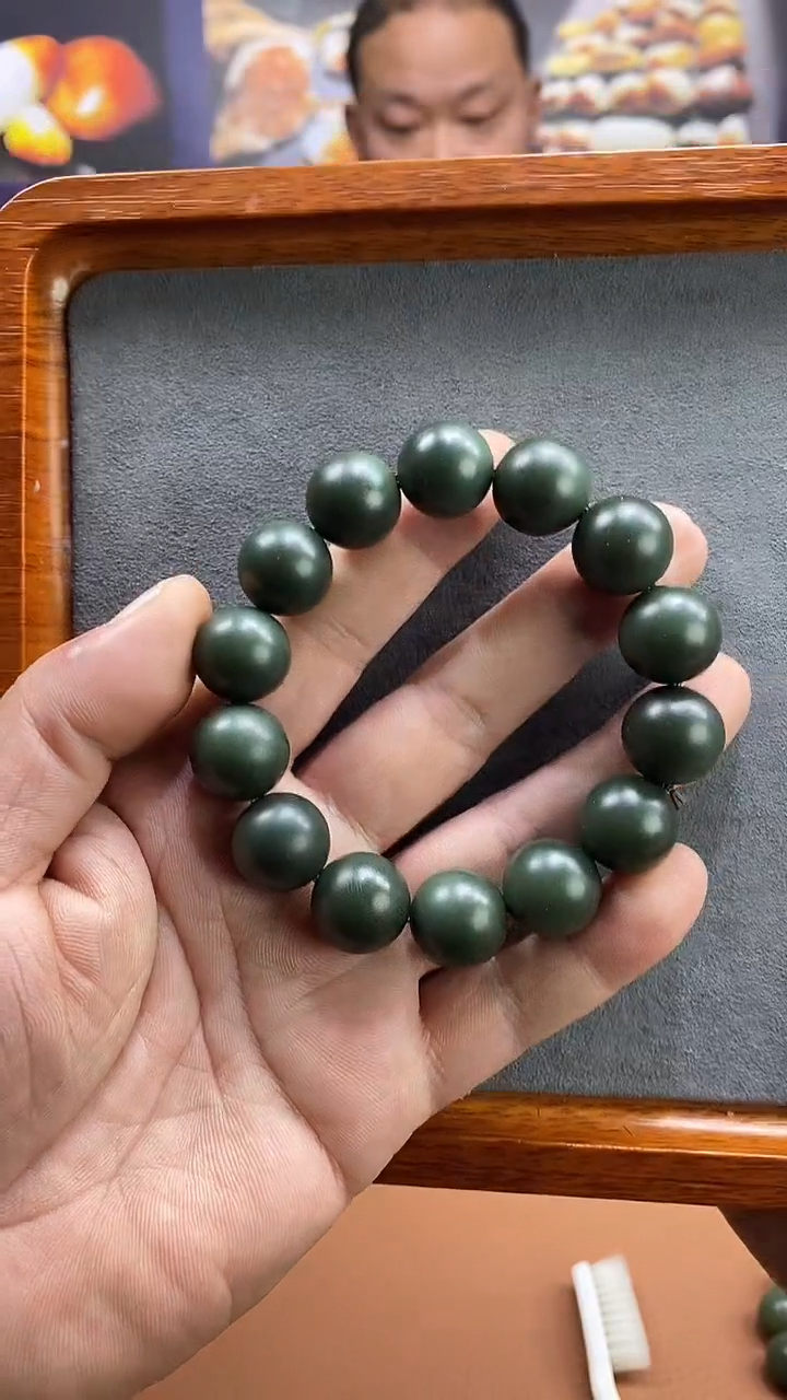 【闪购商品】和田玉（青玉）手串未镶嵌精品和田玉手串