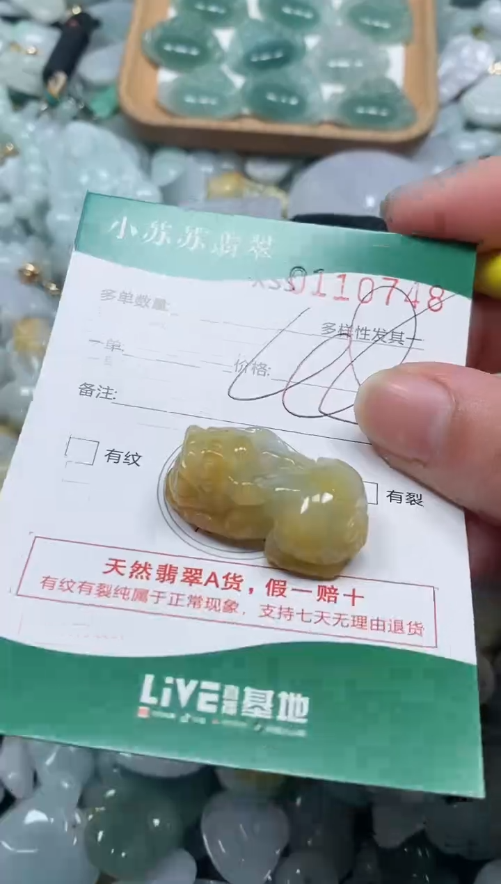 【闪购商品】翡翠颈饰未镶嵌闪购商品0110748