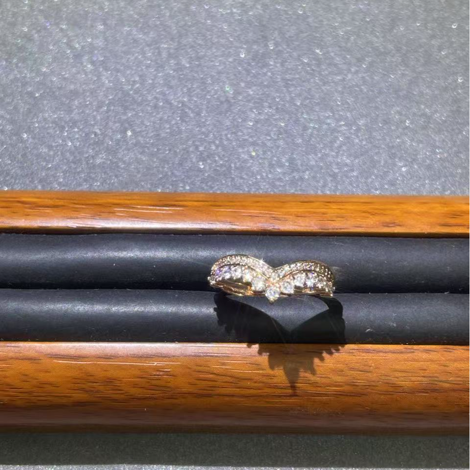 s5513玫色皇冠开口戒指多样性发货