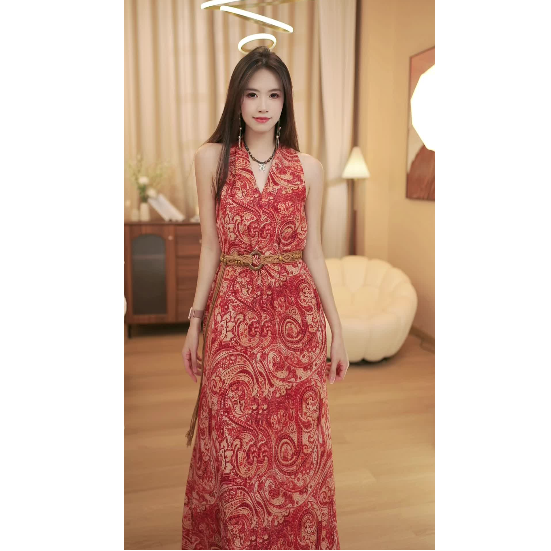 【圆圆】法式风夏季显瘦高级商务连衣裙-VG0267