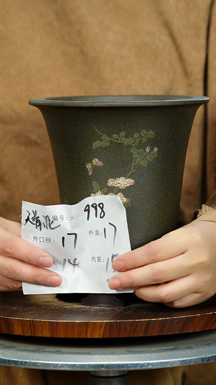 紫砂花盆998+s紫砂花盆紫砂