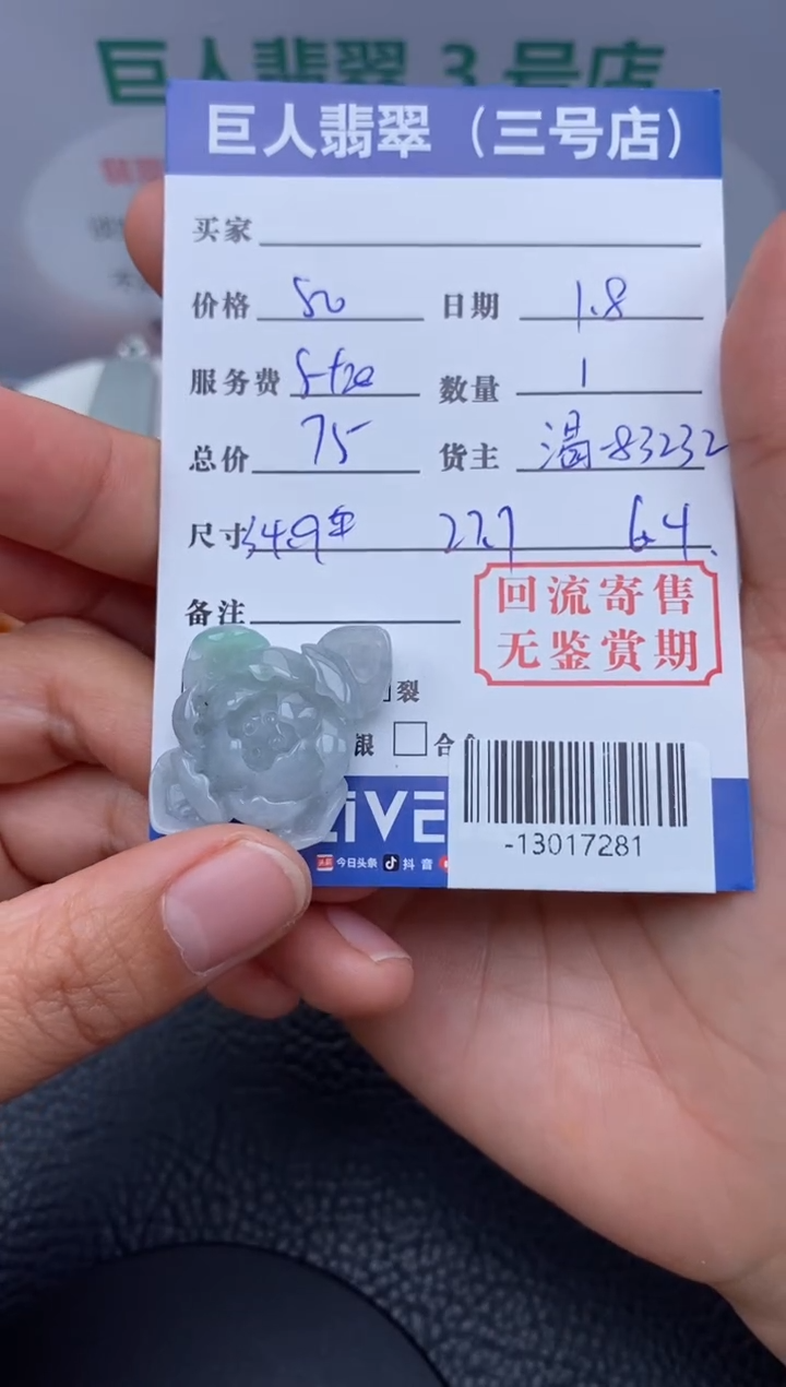 【闪购商品】翡翠颈饰未镶嵌多人-13017281