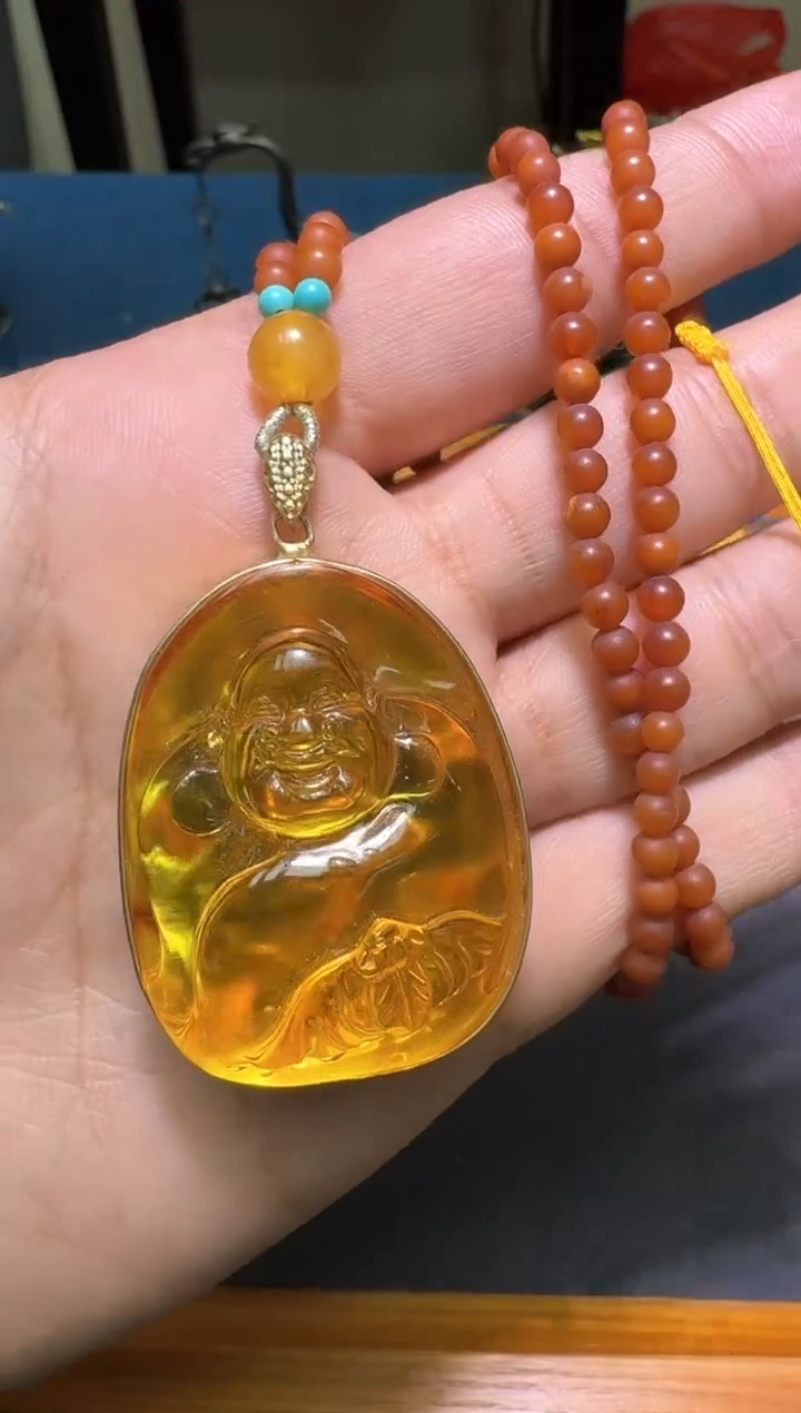 【闪购商品】琥珀颈饰未镶嵌多样性发一件453