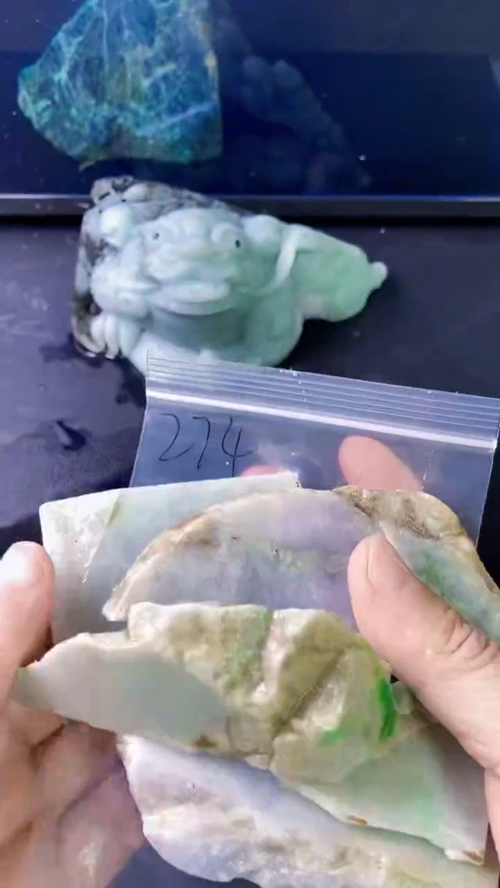 【闪购商品】翡翠颈饰未镶嵌274天然A货翡翠